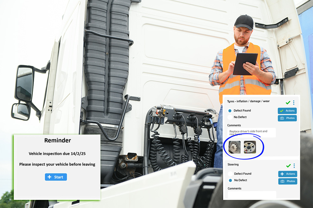 Health and safety inspection software