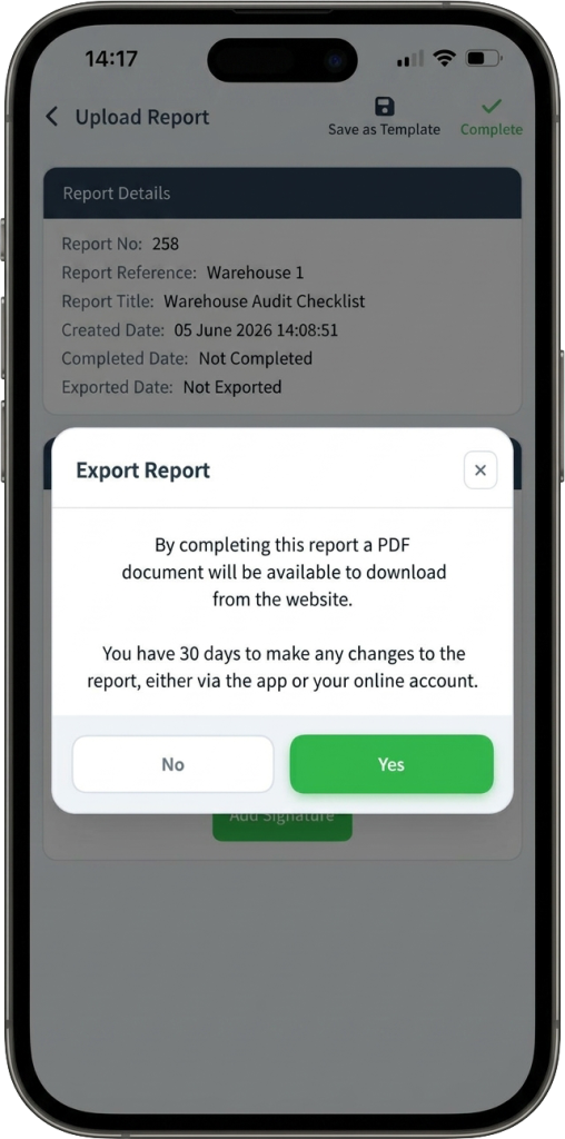 apps for safety inspections