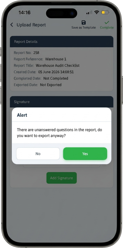 application for safety